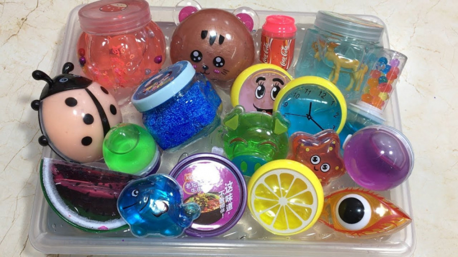 آموزش ساخت اسلایم های رنگی  مخ...