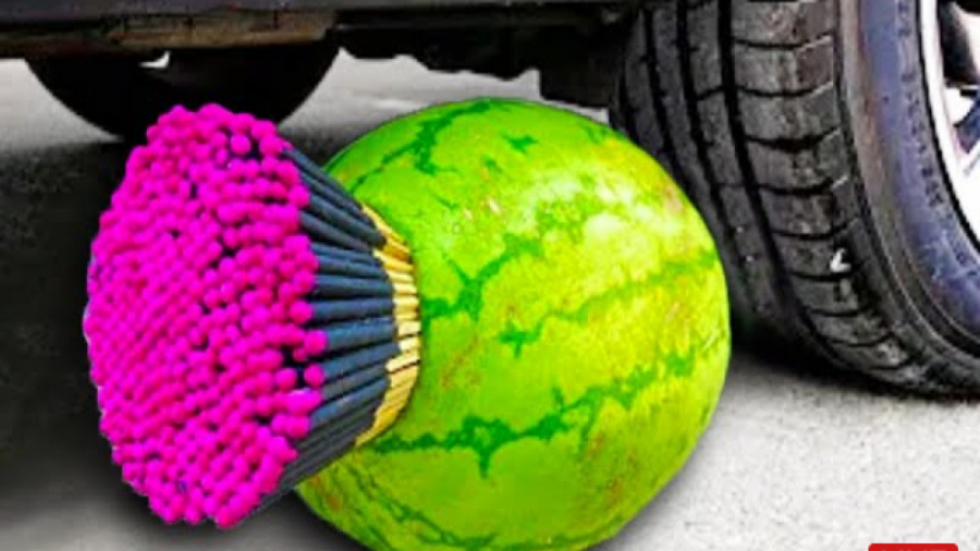 خرد کردن اشیاء با ماشین  تفریح...