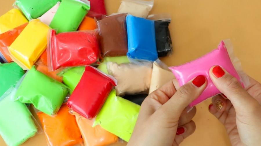 مخلوط خمیر کلی و انواع اسلایم