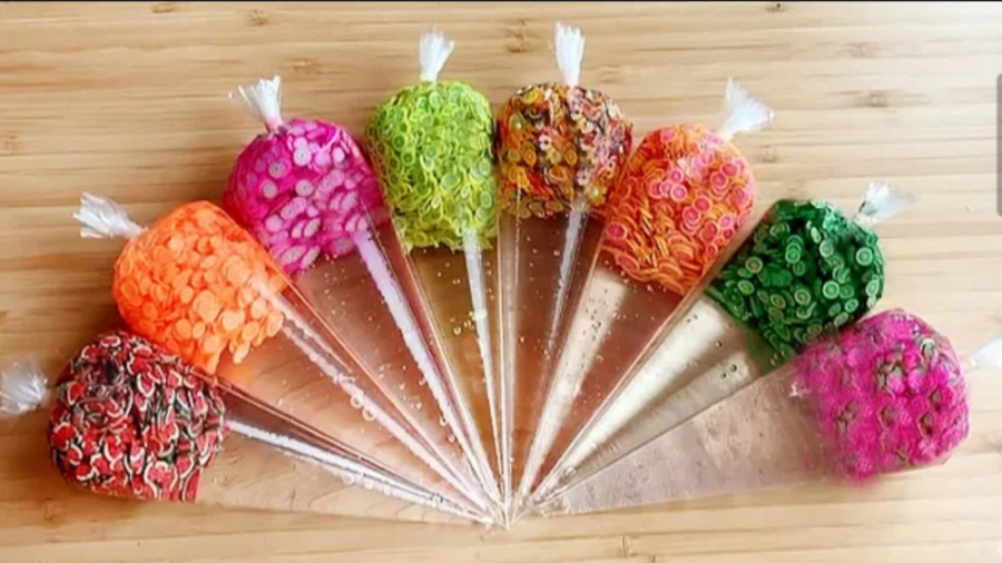 مخلوط کردن اسلایم بازی با اسلا...