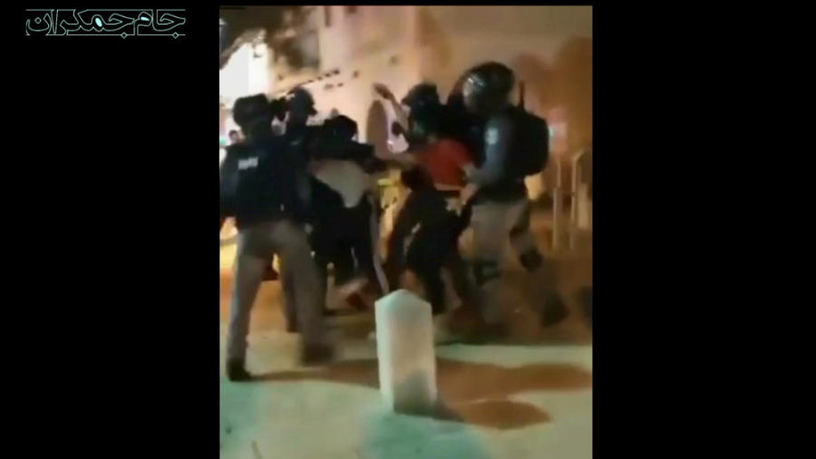 برخورد وحشیانه نظامیان اسرائیل...