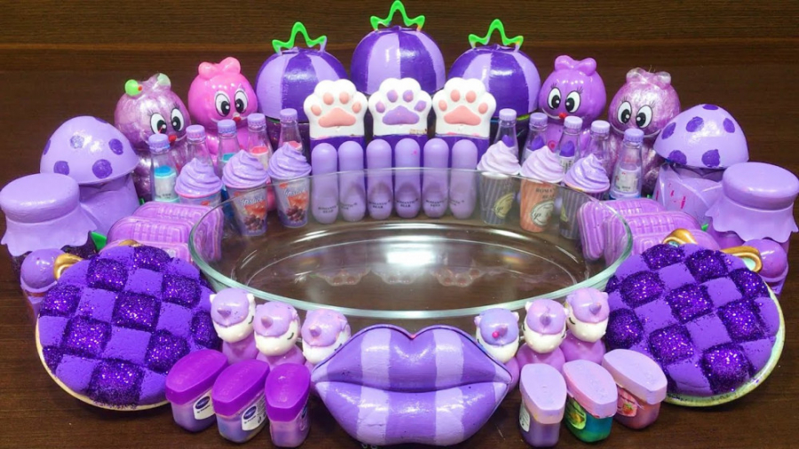 مخلوط آرایشی و اکیلی در اسلایم...