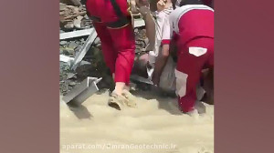 واژگون شدن یک ماشین سنگین در س...