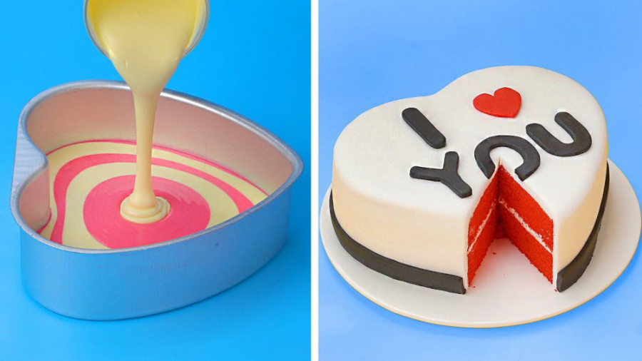 برترین ایده های تزیین کیک قلب:...