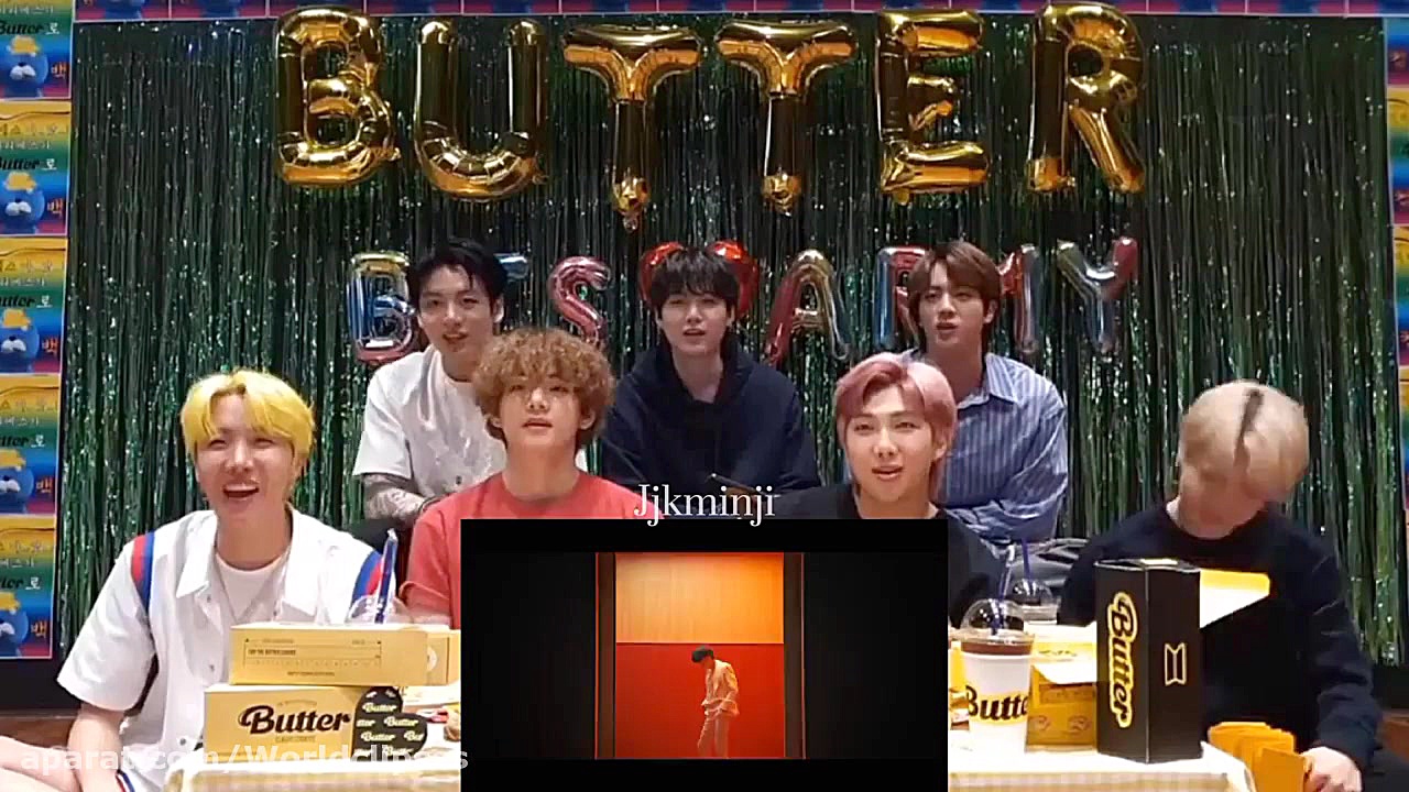 ریکشن بی تی اس به موزیک ویدیو...