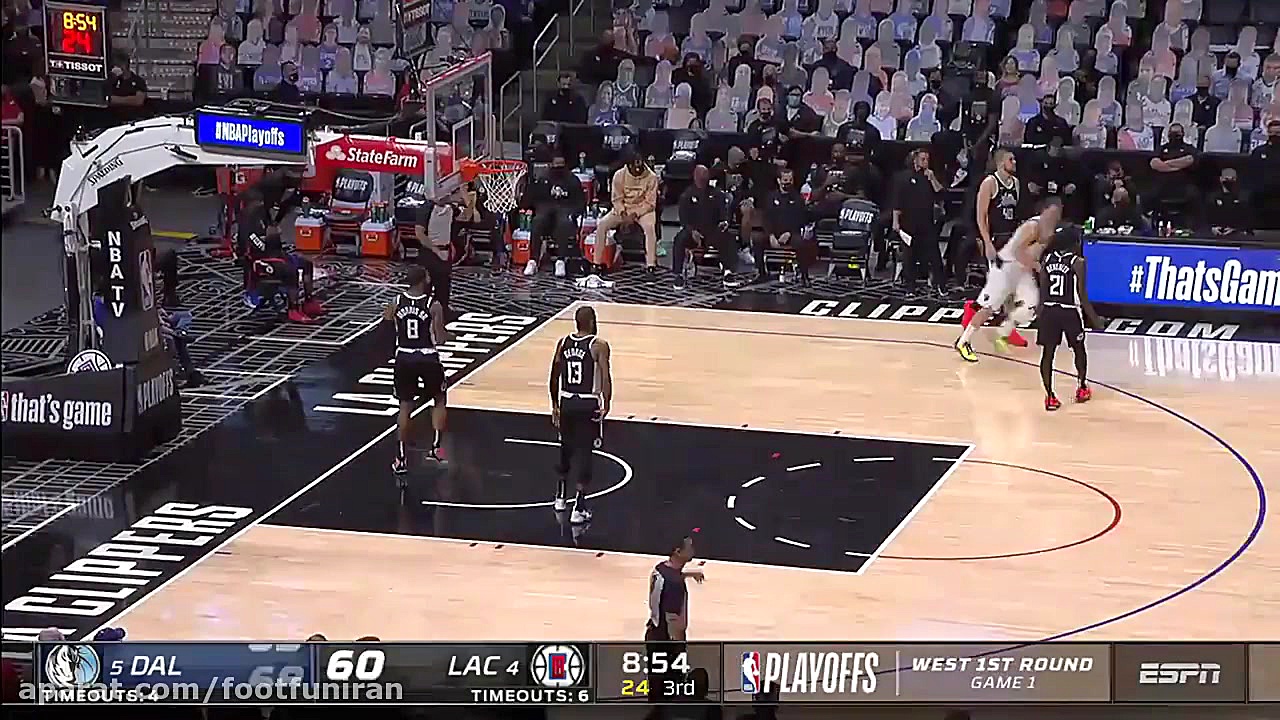 تریپل دابل لوکا دانچیچ در بازی...