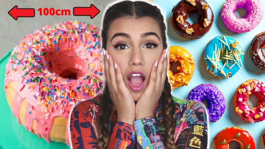 چالش درست کردن بزرگترین دونات