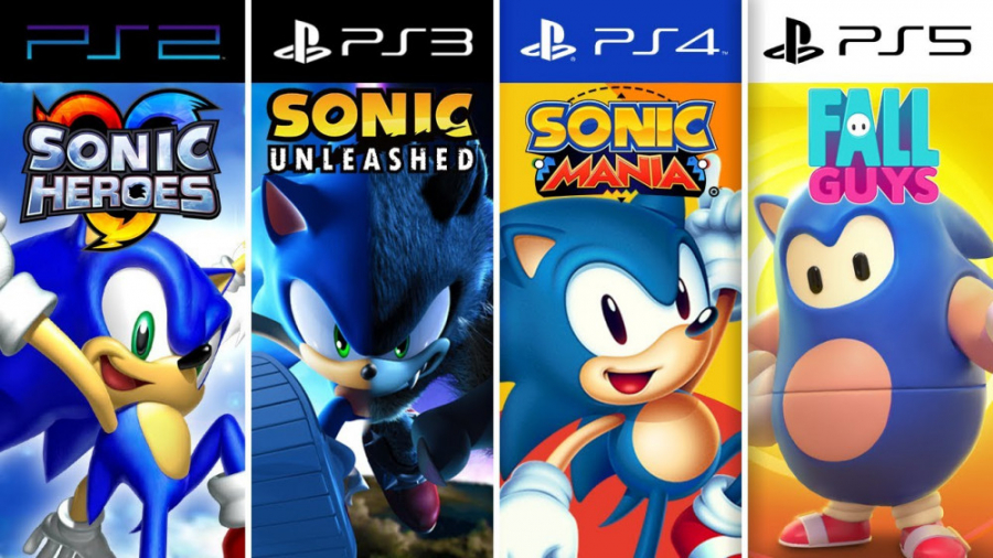 مقایسه سونیک در PS2  PS3  PS4...