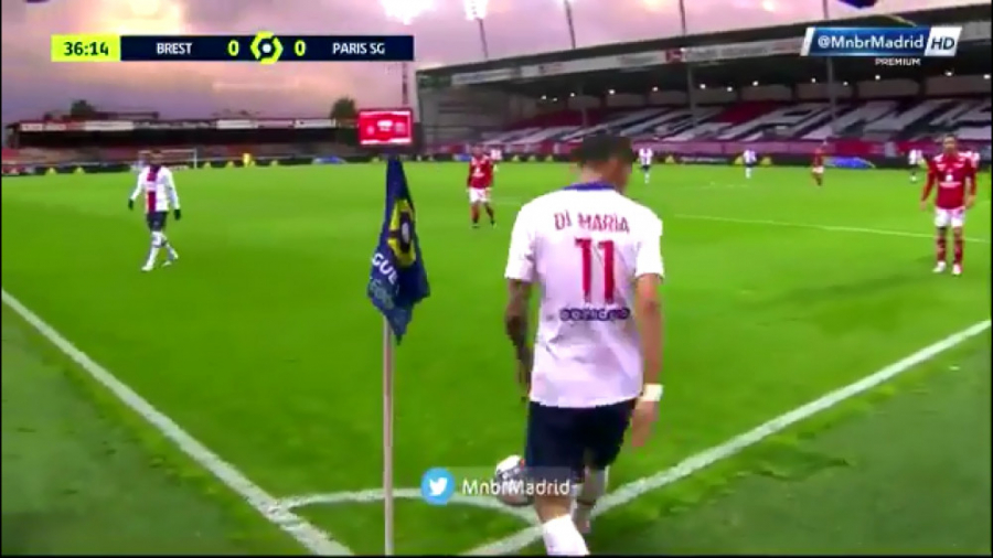 سوپرگل دی ماریا از نقطه کرنر