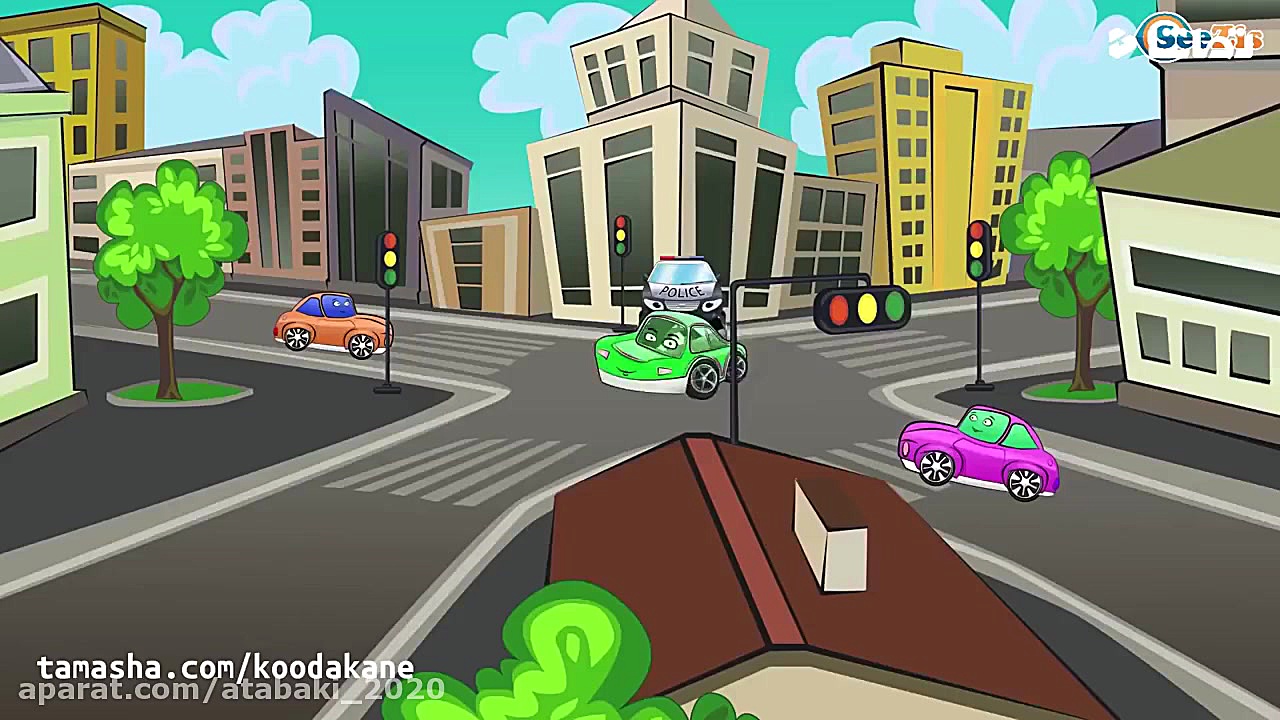 کارتون برای کودکان ماشین پلیس