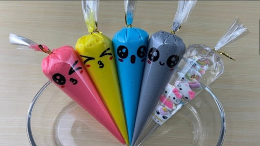 مخلوط کردن اسلایم بازی با اسلا...