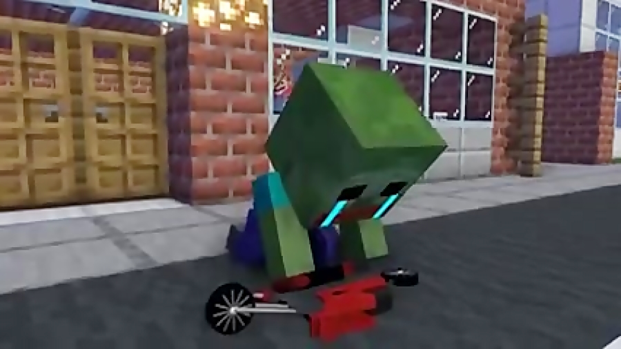 انیمیشن ماینکرافت مدرسه هیولا...