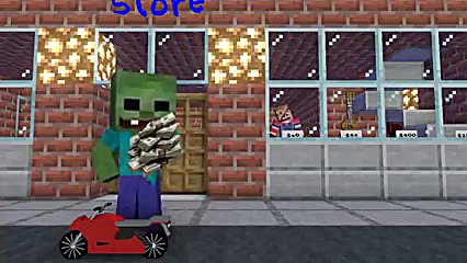 انیمیشن ماینکرافت مدرسه هیولا...