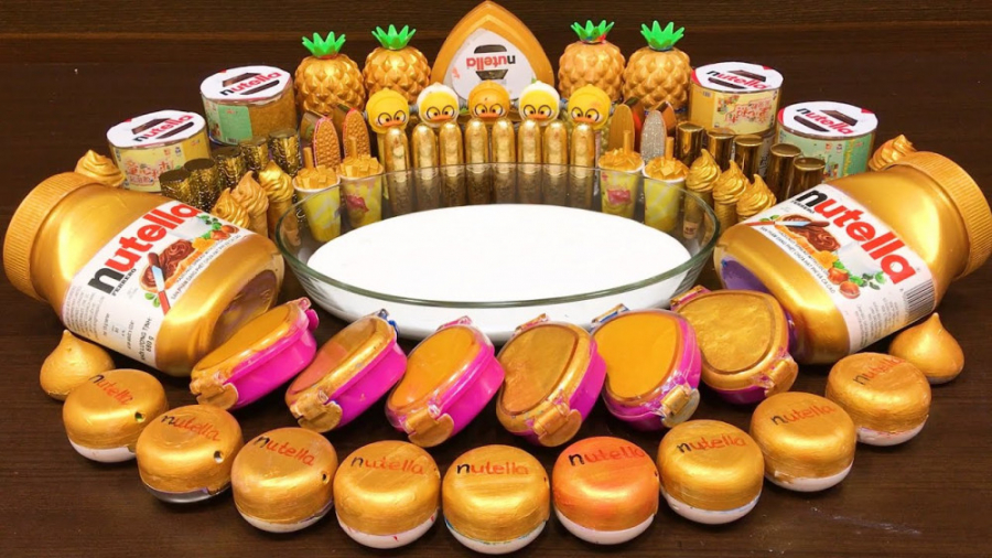 نوتلا اسلایم طلایی