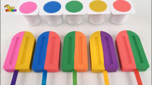 شن بازی :: ساخت بستنی های رنگی...