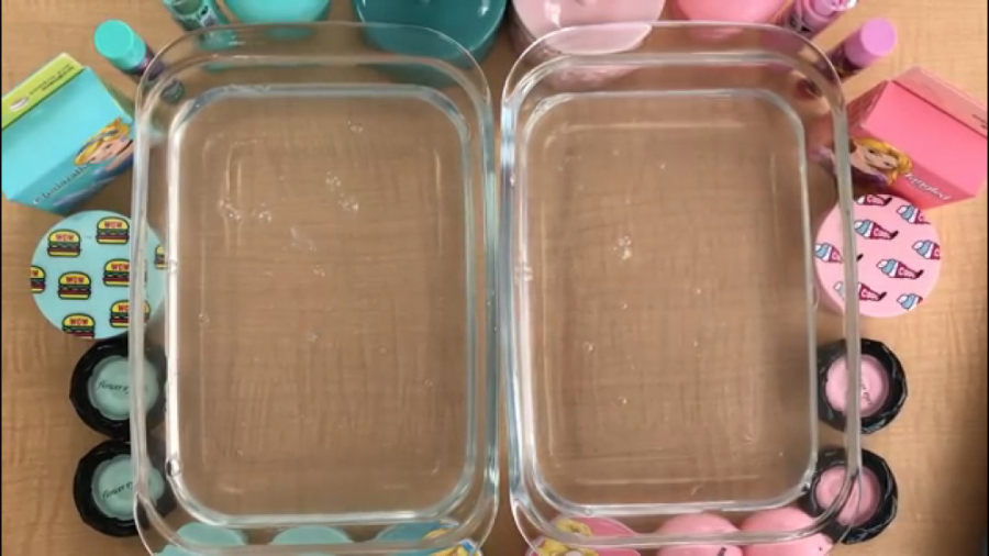 مخلوط کردن وسایل ناز با اسلایم...