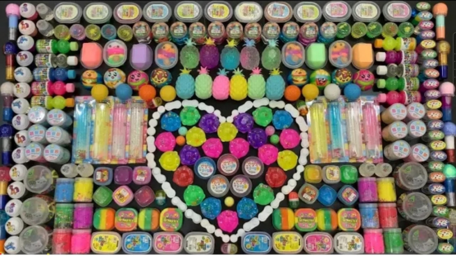 مخلوط کردن اسلایم بازی با اسلا...