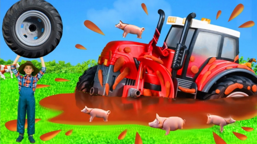 ماشین اسباب بازی کودکانه  مزرع...