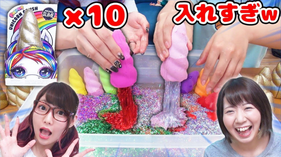 چالش اسلایم دخترای ژاپنی