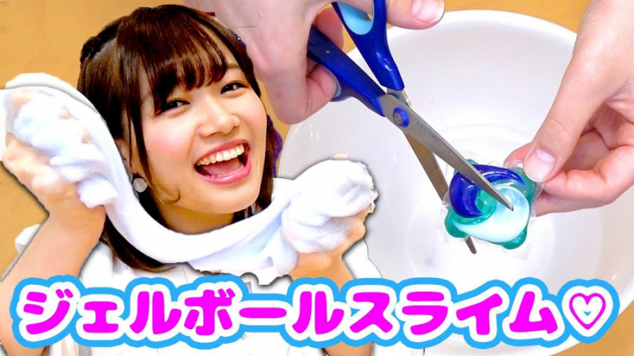 ساخت اسلایم &gt;&gt;&gt; دختره...