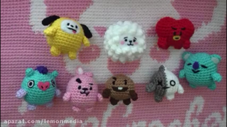 اموزش بافتنی  گروه بی تی اس