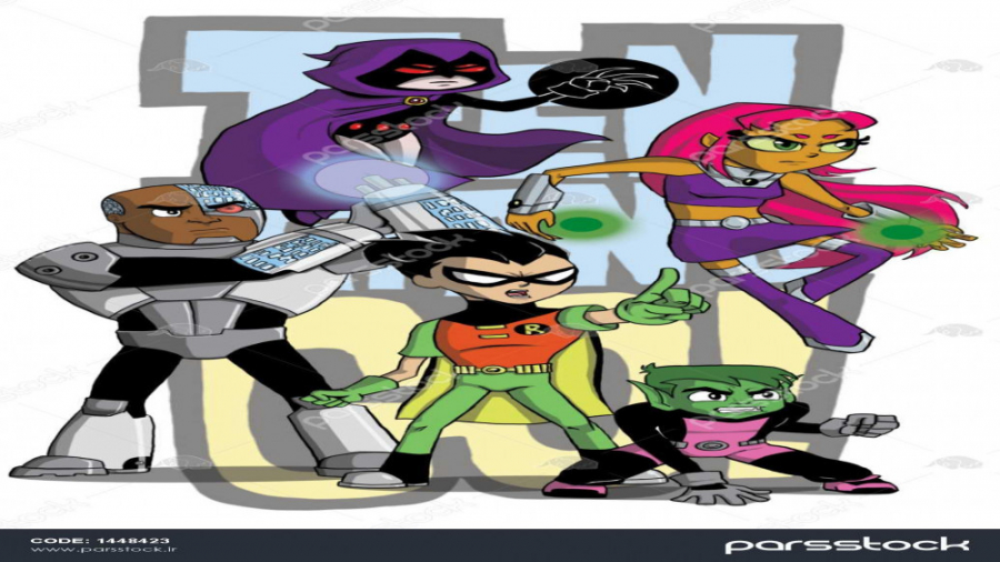 انیمیشن تایتان های نوجوان علیه...