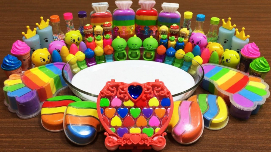 میکاپ اسلایم رنگین کمانی