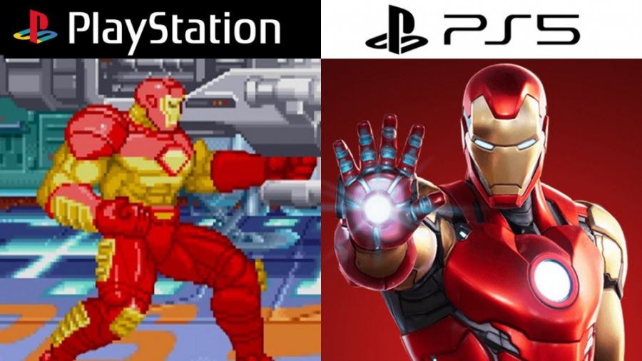 مقایسه بازی ایرونمن از Ps1 تا...