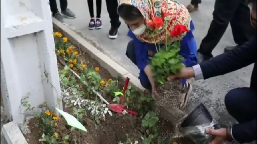 باغچه مشارکتی اهالی منطقه ۸ ته...