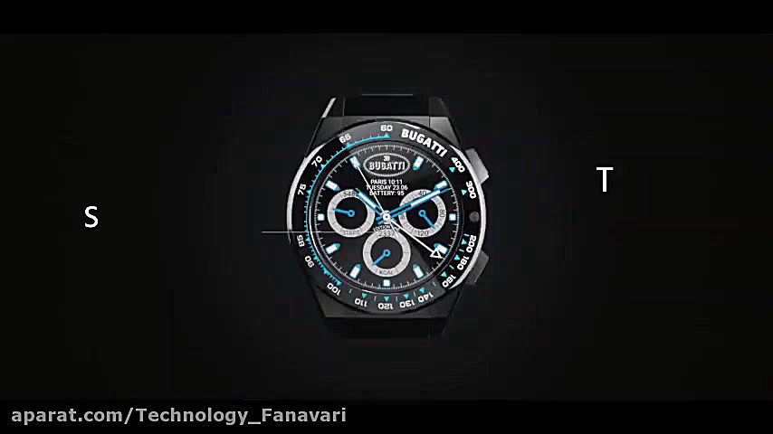 ساعت هوشمند بوگاتی