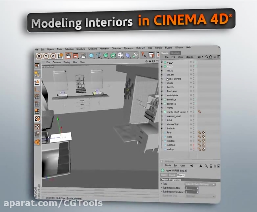Modeling Interiors in CINEMA 4D