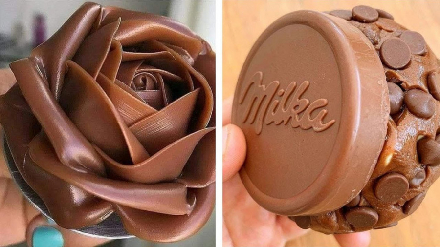 آموزش تزیین کیک شکلاتی جدید::...