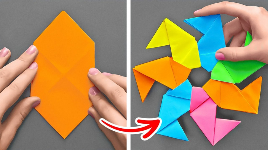 کاردستی های ساده کاغذی و ترفند...