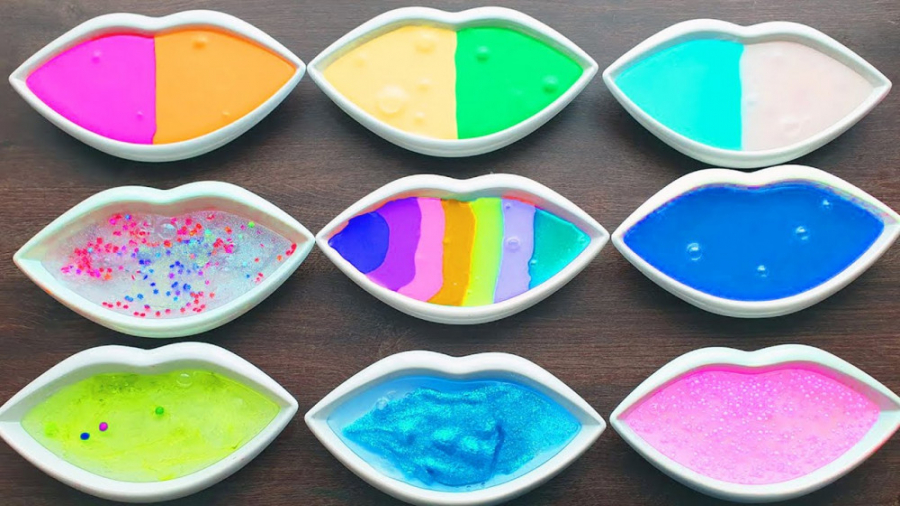 6 دقیقه مخلوط انواع اسلایم