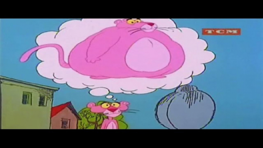 کارتون پلنگ صورتی:: چاق شدن::...