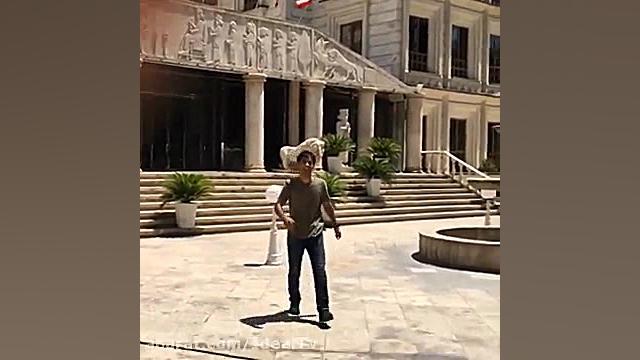 ساعد سهیلی و حرکات آکروباتیک