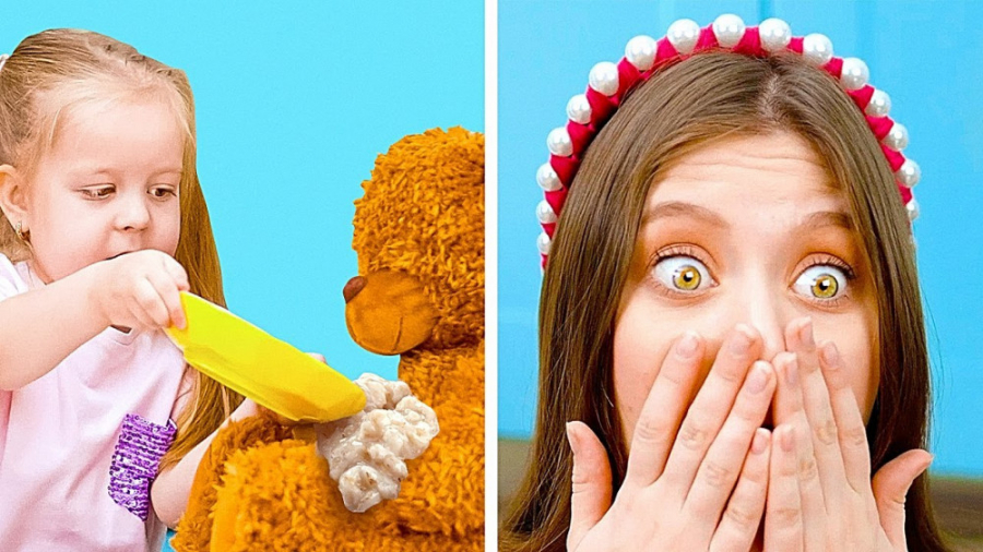 مامان ، خرس عروسکی گرسنه است!...