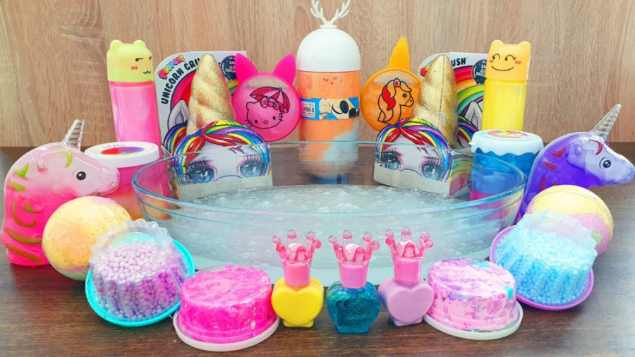 مخلوط یونیکورن اسلایم اکلیلی