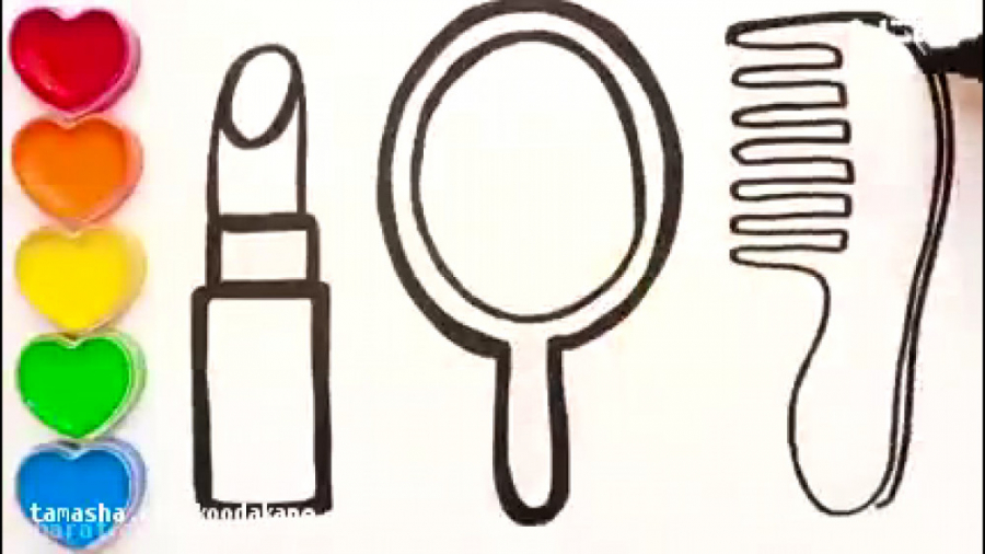 آموزش نقاشی کودکانه  ساعت  تفر...