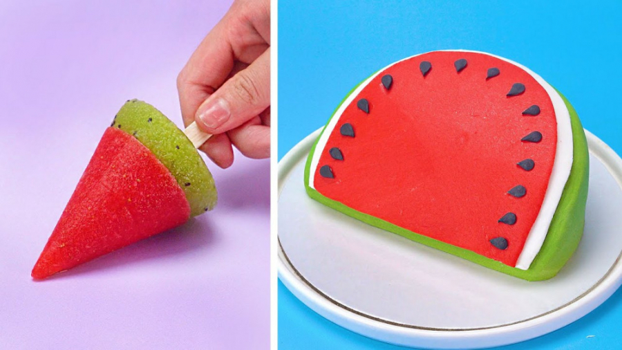 آموزش های جالب دسر هندوانه ای:...