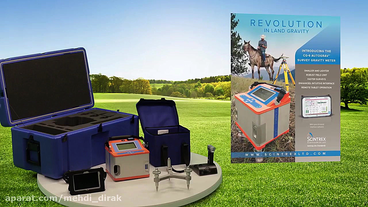 ژئوفیزیک اکتشافی و دستگاه cg6