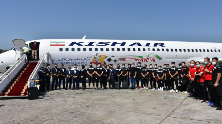 همسفر با کیش ایر و تیم ملی فوت...