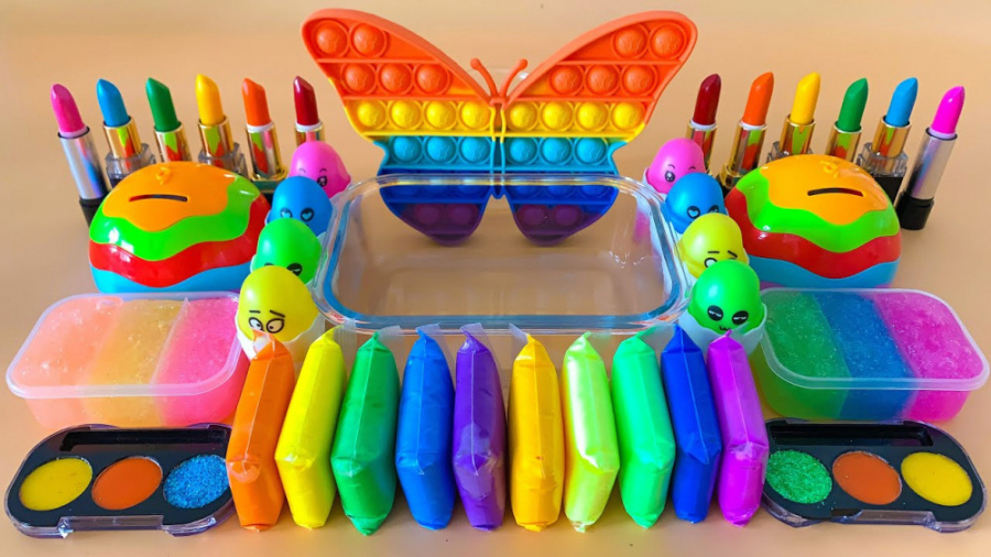 اسلایم میکاپ پروانه ای رنگین ک...