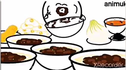 چالش خوردن انمیشنی جدید