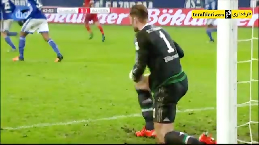 خلاصه بازی شالکه 1 3 بایرن مون...