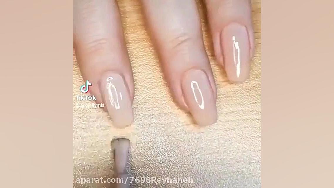 کلیپ طراحی ناخن خیلی آسون و شی...