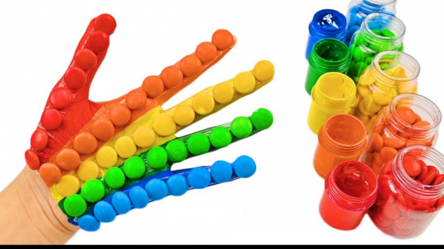 دست رنگین‌کمان بسازید | سرگرمی...