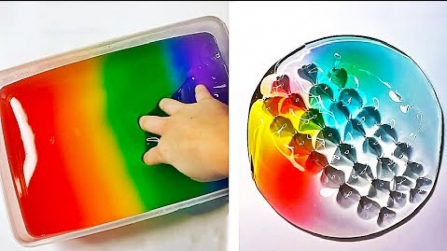 اسلایم کرانچی  اسلایم رنگین کم...