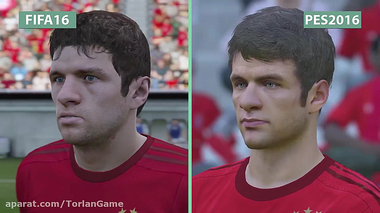FIFA 16 vs. PES 2016 Graphics...