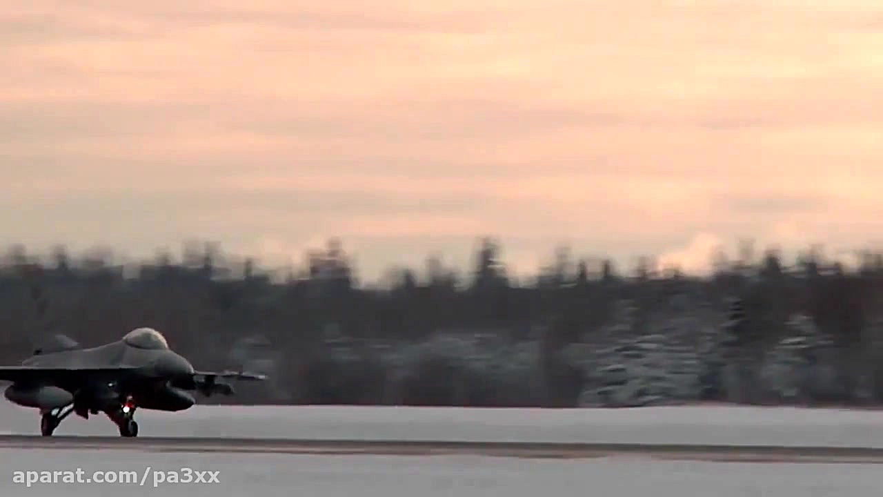 تیکاف جنگنده اف 16 افتربرون HD...